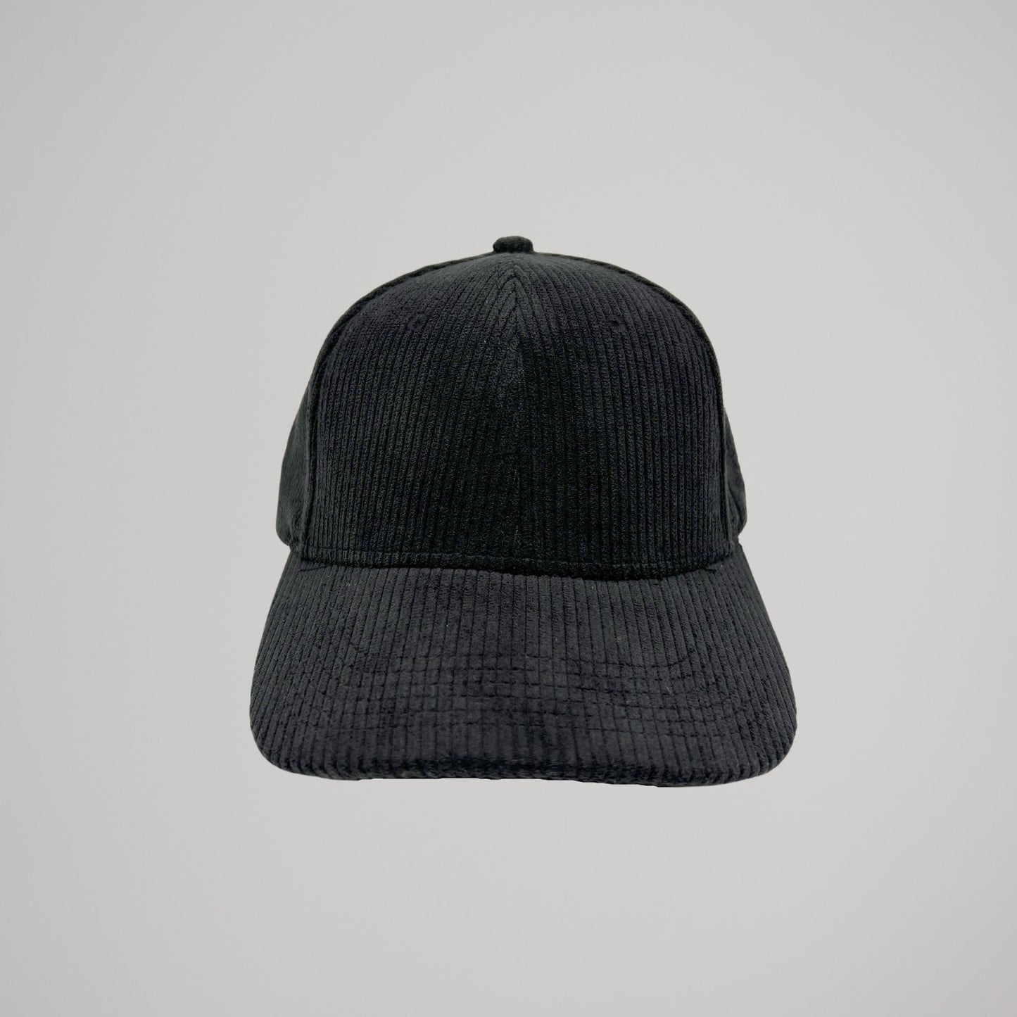 Cappellino Velluto a Coste Nero