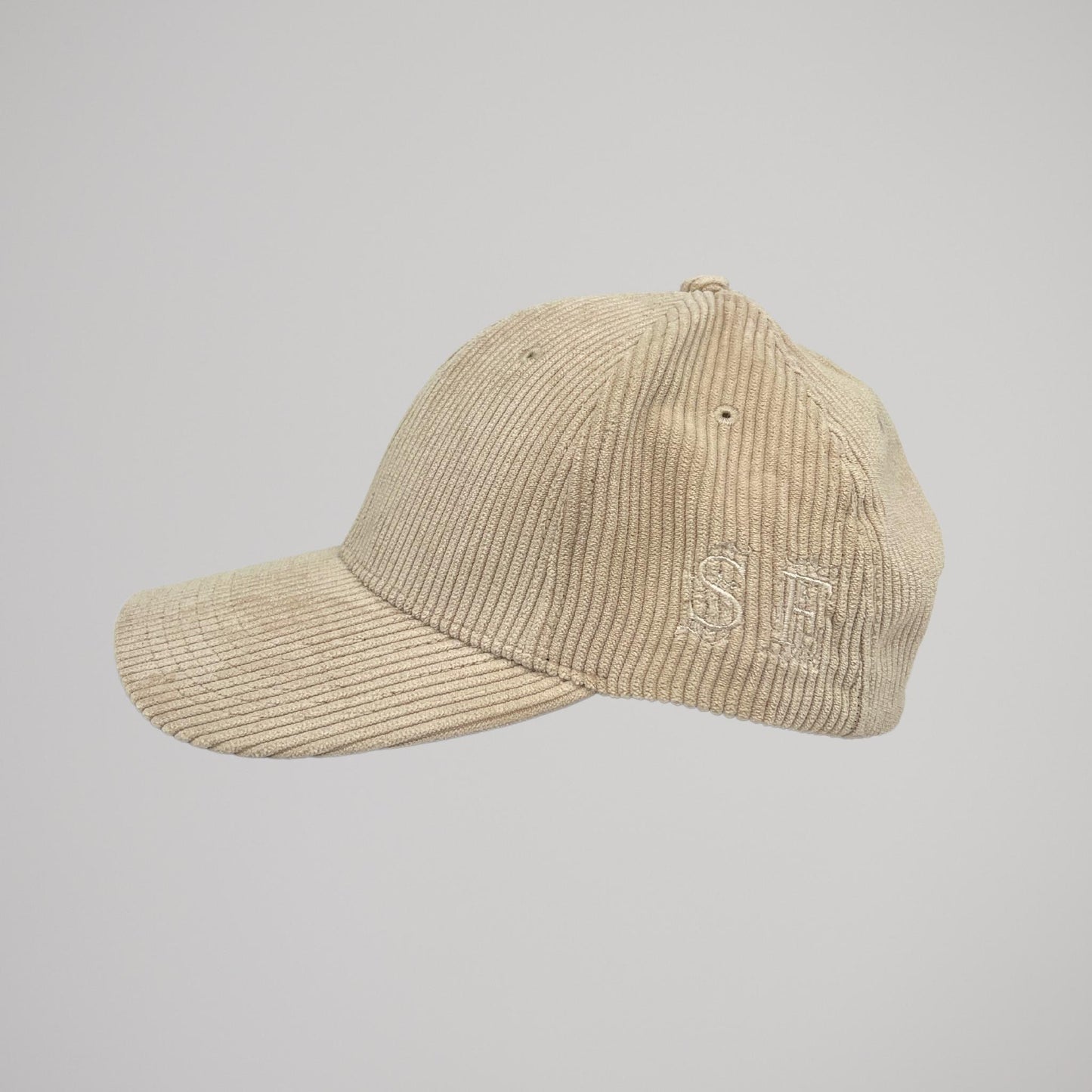 Cappellino Velluto a Coste Beige