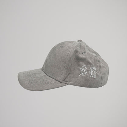 Cappellino Scamosciato Grigio