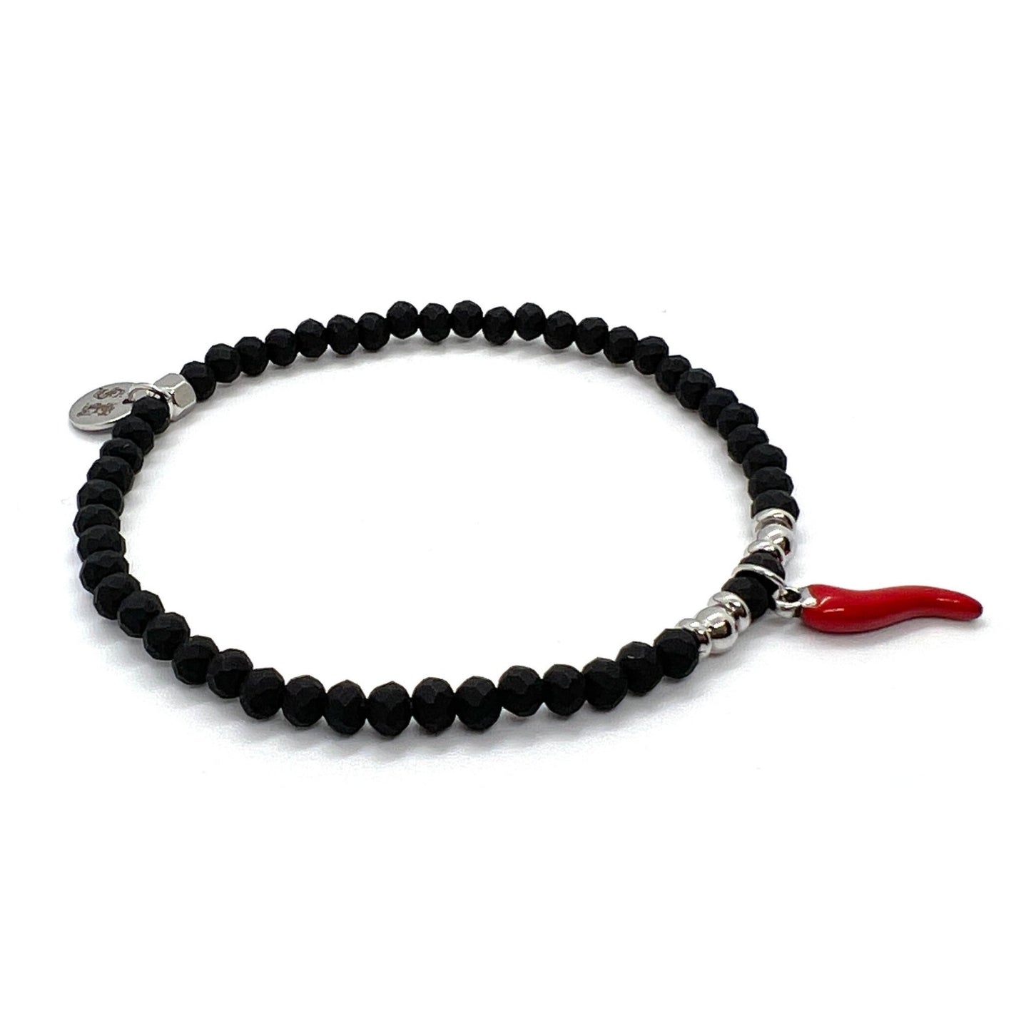 Bracciale "good luck!" black